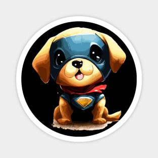 Superhero puppy dog Magnet